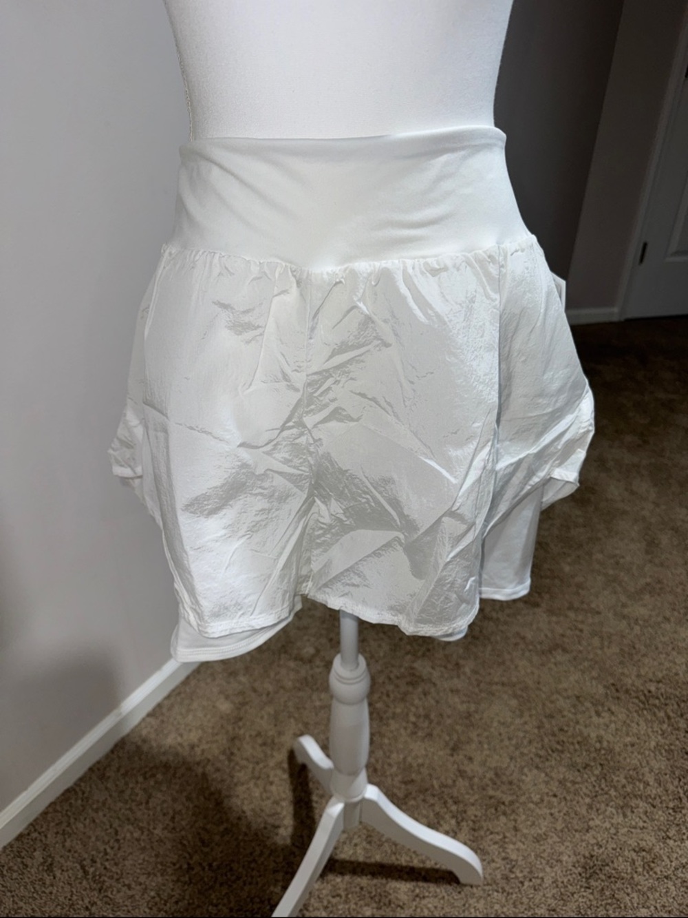 Zella White Athletic Skort Shorts